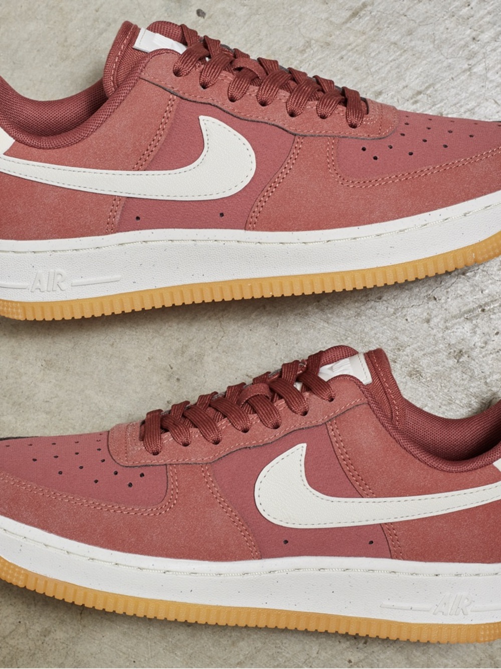 UNRELEASED SAMPLE Nike Air Force 1 Low Next Nature ‘Red Earth/White/Gum’